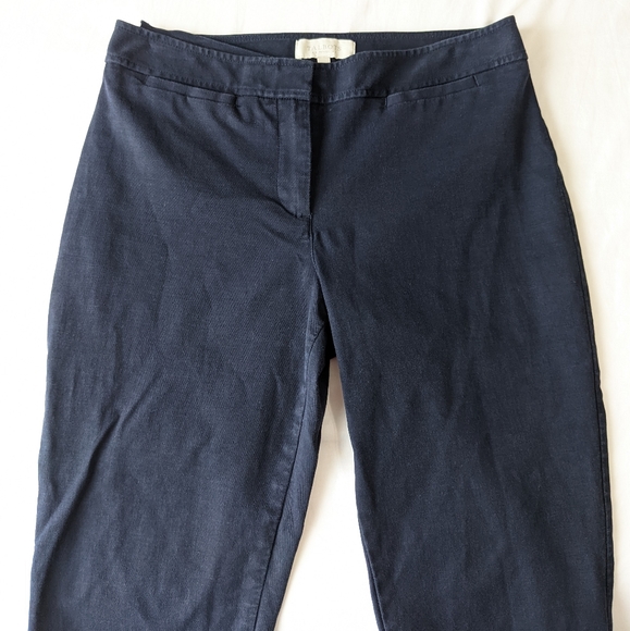 Talbots Navy Blue Crop Pants Women's size 8P - Picture 3 of 9